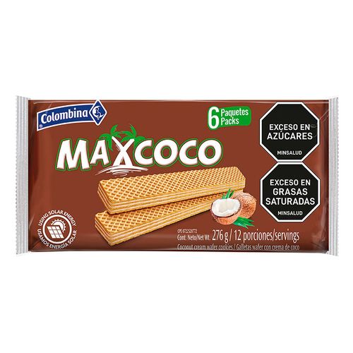 GALLETAS WAFER MAX COCO 252gr