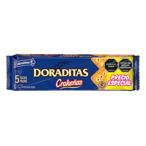 CRAKEÑAS DORADITAS $ ESPECIAL  x 455GR