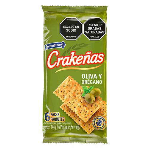 CRAKENAS OLIVA Y OREGANO X6 *144GR