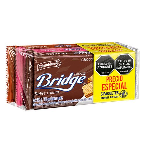 GALLETA BRIDGE TACO   x 151GR