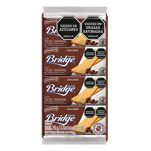 BRIDGE INDIVIDUAL CHOCOLATE  x 240GR
