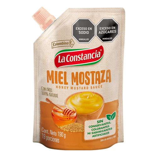 SALSA MIEL MOSTAZA LA COSTANCIA  X 190GR