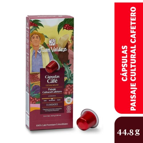 CÁPSULAS JUAN VALDEZ CAFÉ PAI/CUL 44.8GR