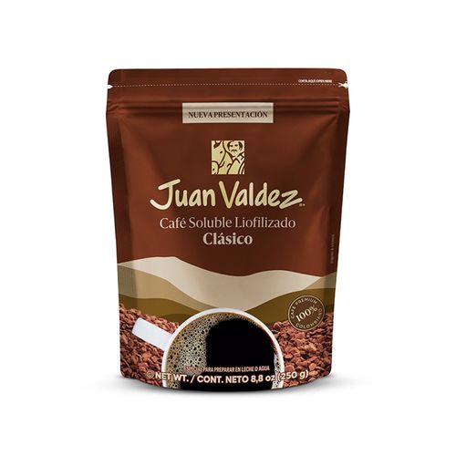 CAFÉ DOYPACK LIOFILIZADO JUANVALDEZ*250G