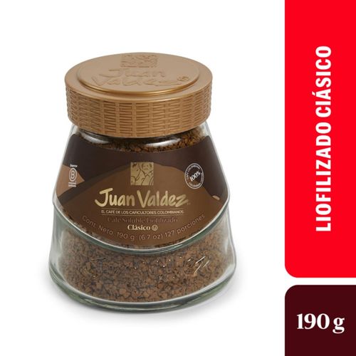 CAFE JUAN VALDEZ LIOFILIZADO *190GR