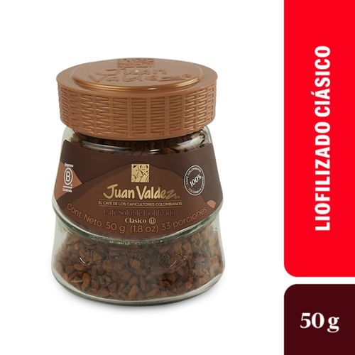 CAFE JUAN VALDEZ LIOFILIZADO CLAS *50GR