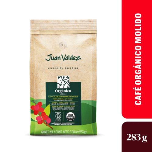 CAFE ORGANICO JUAN VALDEZ x 283 GR