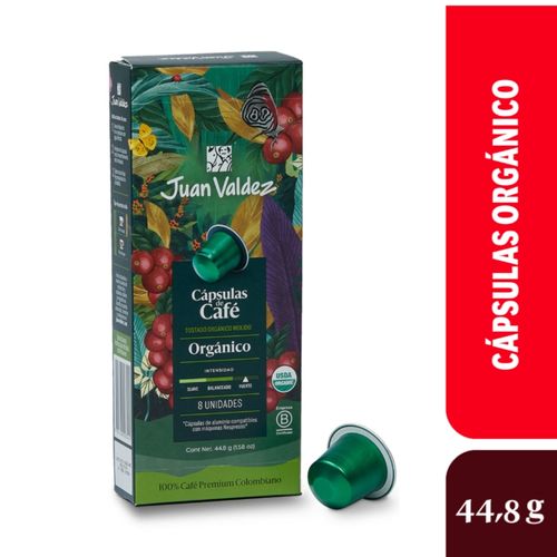 CÁPSULAS  JUAN VALDEZ CAFÉ ORGÁNA 44.8GR