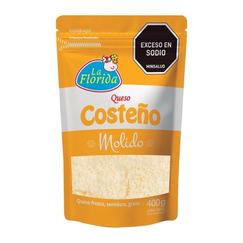 QUESO COSTENO MOLIDO LA FLORIDA*400GR