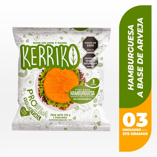 KERRIKO HAMBURGUESA APANADA *270GR