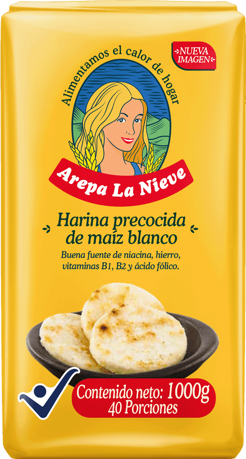 HARINA PRECOCIDA BLANCA LA NIEVE*1000GR