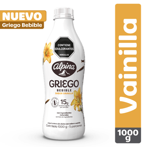 GRIEGO BEBIBLE VAINILLA ALPINA *1000GR