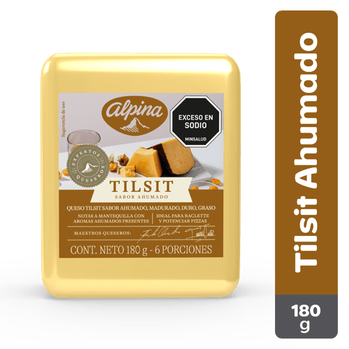 QUESO TILSIT AHUM ALPINA CUÑA *180GR