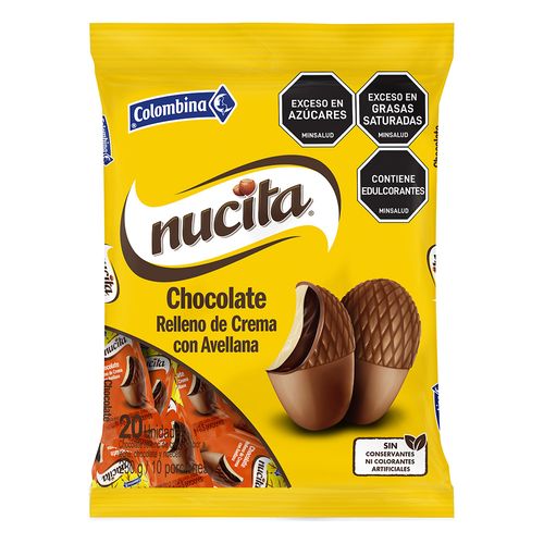 CHOCOLATE NUCITA NUGGETS*230GR
