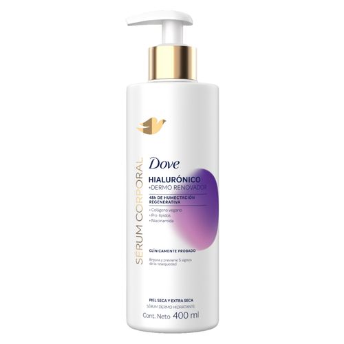 DOVE SERUM CORPORAL SECA HIALURON *400ML