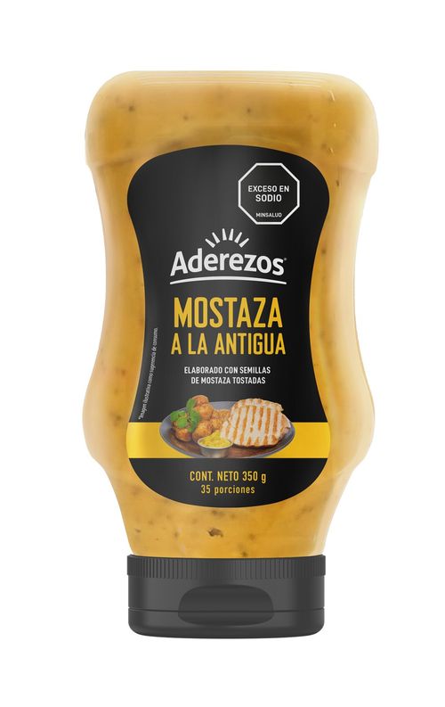 MOSTAZA A LA ANTIGUA ADEREZOS PET *350GR