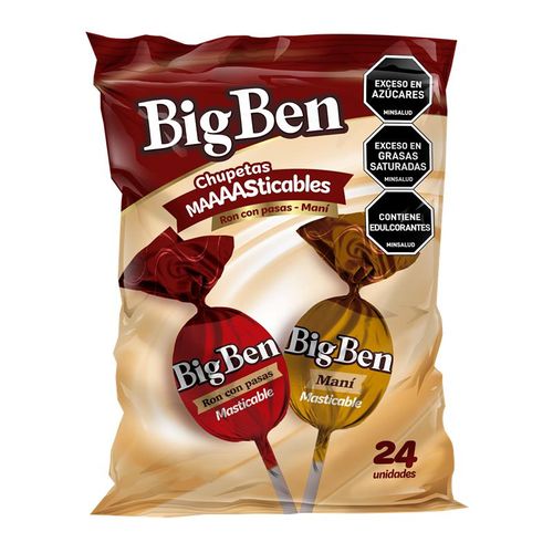BIG BEN CHUPETAS MASTICABLE *24UND