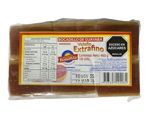 BOCAD VELENO EXTRAFIN BONANZA X18 *460GR