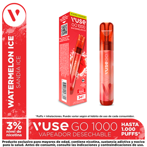 VAPEADOR VUSE GO WATERMELON ICE *34ML