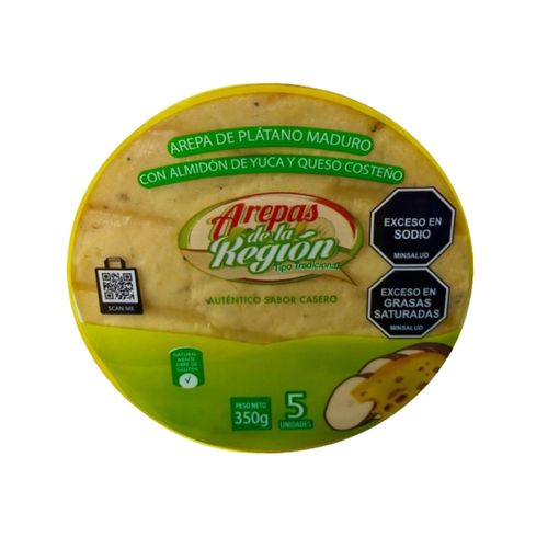 AREPA PLAT MADUR ALMI YUC/QUES X5 *350GR