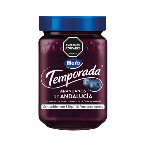 CONFITURA ARANDANOS HERO FRASCO *350GR