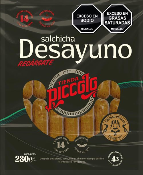 SALCHICHA TIP DESAYUN PICCOLO X14 *280GR