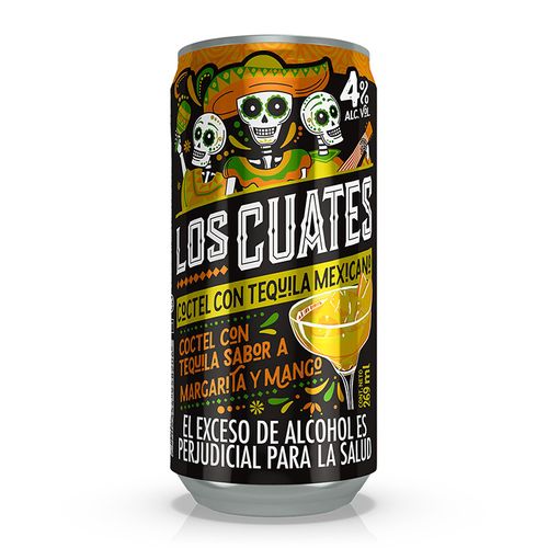 COCTEL LOS CUATES MANGO LATA *269ML