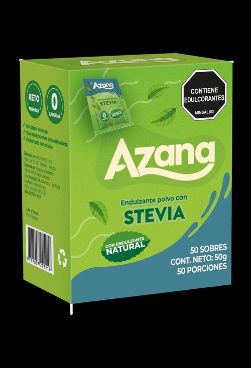 AZANA ENDULZANTE POLVO STEVIA *50GR
