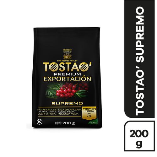 CAFE TOSTAO SUPREMO *200GR