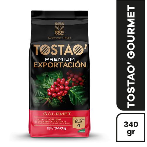 CAFE TOSTAO GOURMET BOLSA *340GR