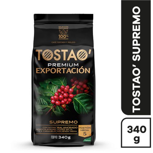 CAFE TOSTAO SUPREMO *340GR