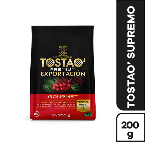 CAFE TOSTAO GOURMET BOLSA *200GR