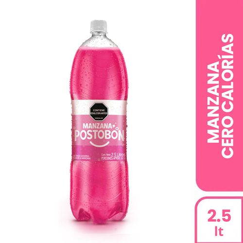 MANZANA CERO POSTOBON  PET   x 2.5LTR