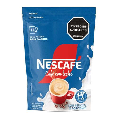 NESCAFE CAFE CON LECHE BOLSA *220GR
