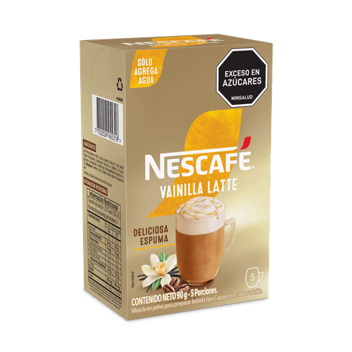 NESCAFE LATTE VAINILLA *90GR