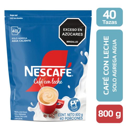 NESCAFE CON LECHE BOLSA  x 800GR