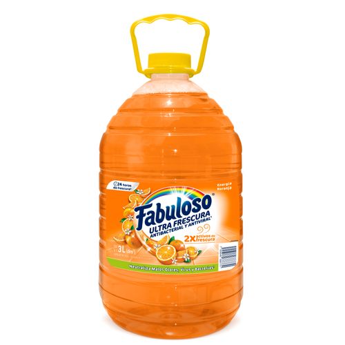 LIMPIAPISOS FABULOSO ORANGE ENERGY *3LT