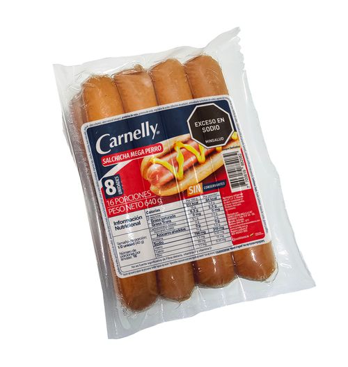 SALCHICHA SUPER PERRO CARNELLY *640GR