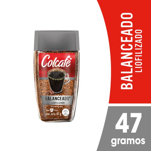 CAFE COLCAFE BALANCEAD LIOFILIZADO *47GR
