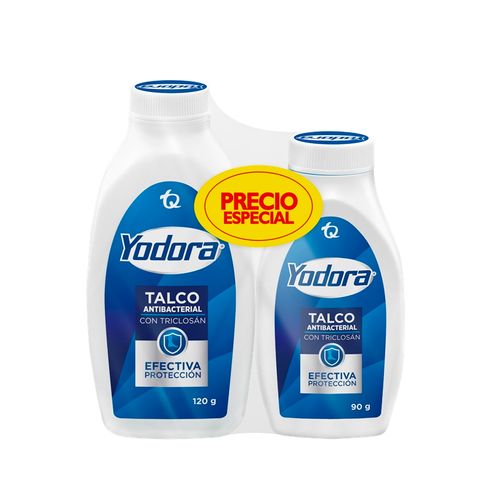 TALCO YODORA PREC ESP *120GR+90GR