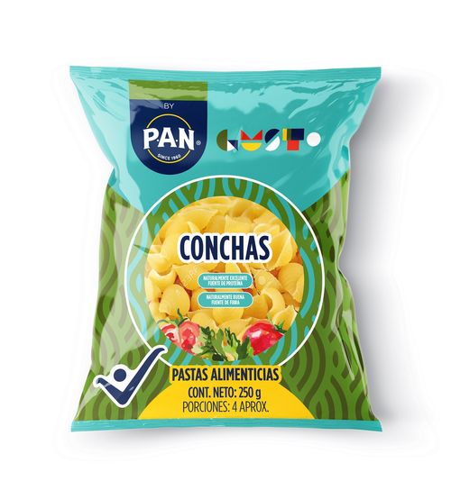 PASTA CONCHAS PAN BOLSA *250GR