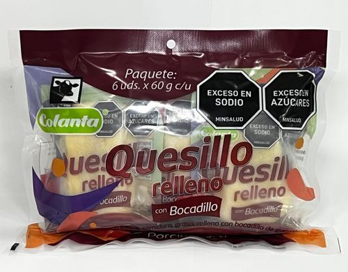 QUESILLO COLANTA RELL BOCADILL X6 *360GR