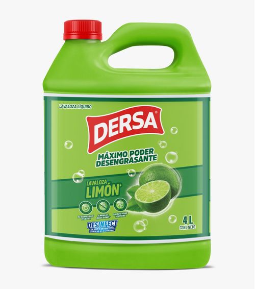 LAVALOZA LIQ DERSA DESINF LIMON *4000ML