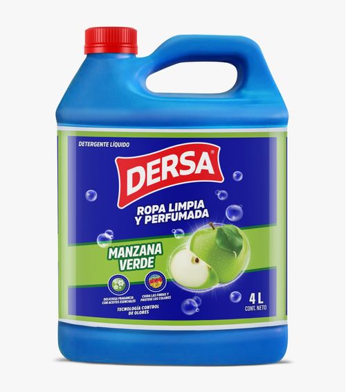 DETERG LIQ DERSA MANZANA *4000ML