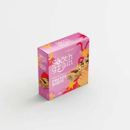 BARRA FRUTOS ROJOS SOOTH GRAIN X6 *105GR