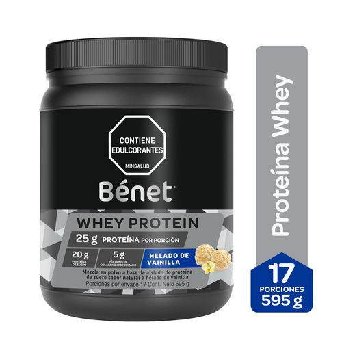 PROTEINA BENET WHEY VAINILLA *595GR