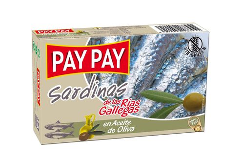 SARDINAS EN ACEITE OLIVA PAY PAY *115GR
