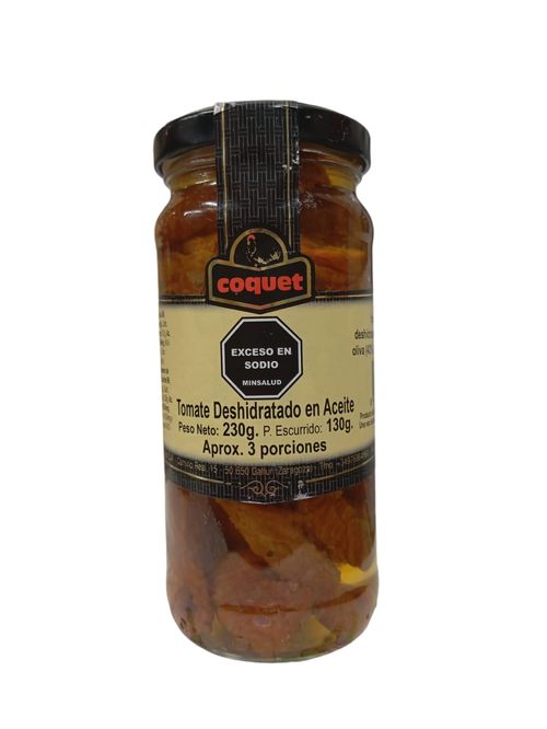 TOMATE DESHIDRAT EN ACEITE COQUET *230GR