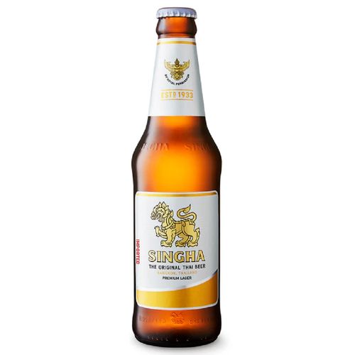 CERVEZA LAGER BEER SINGHA BOT *330ML