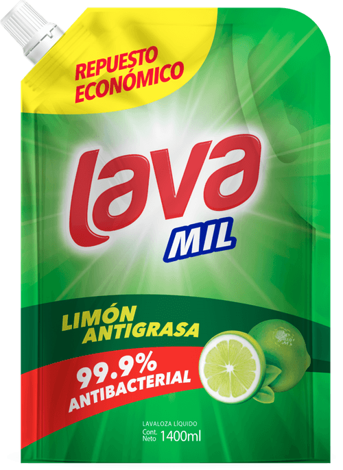 LAVA MIL LIQUIDO LIMON DP *1400ML